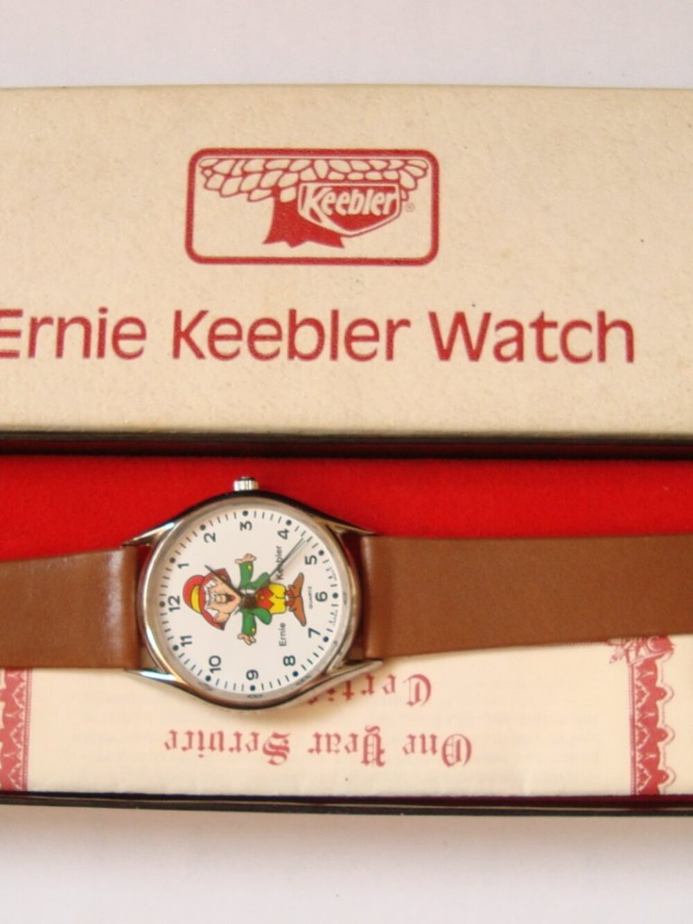 ERNIE KEEBLER QIARTZ.NEW BATTERY,RUN GREAT